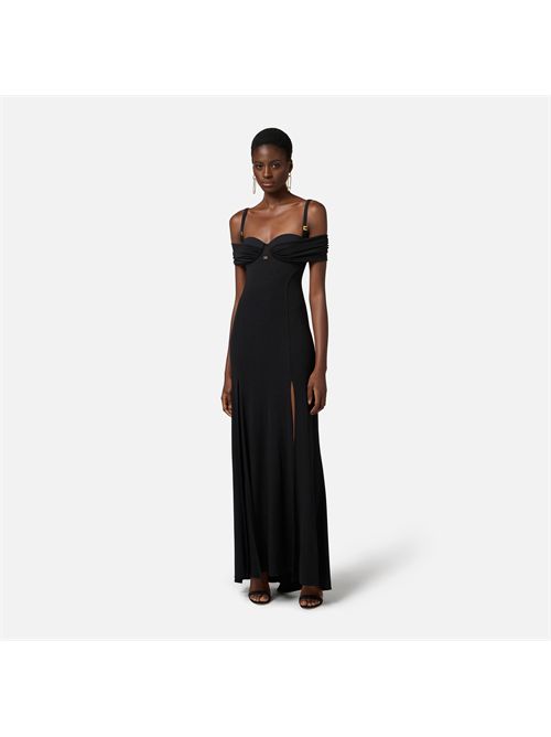 dress woman black ELISABETTA FRANCHI | ABR0851E2/110